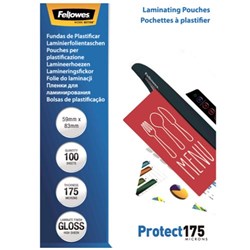 Fellowes Laminating Pouches IBM Card 59x83mm 175 micron Pack of 100